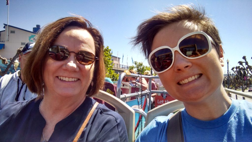 Momsie and me in San Fran