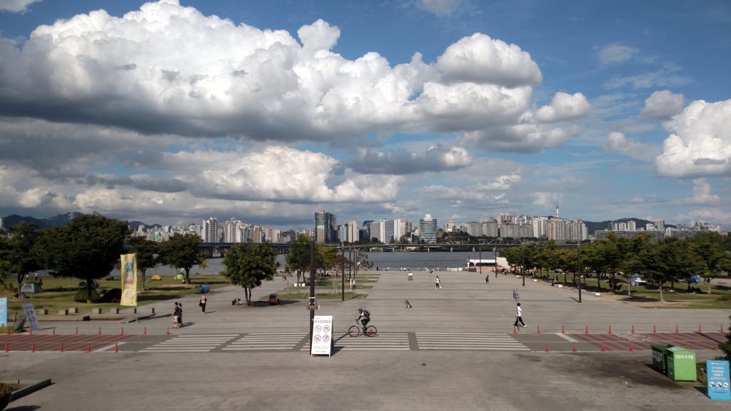 Beautiful park in Seoul