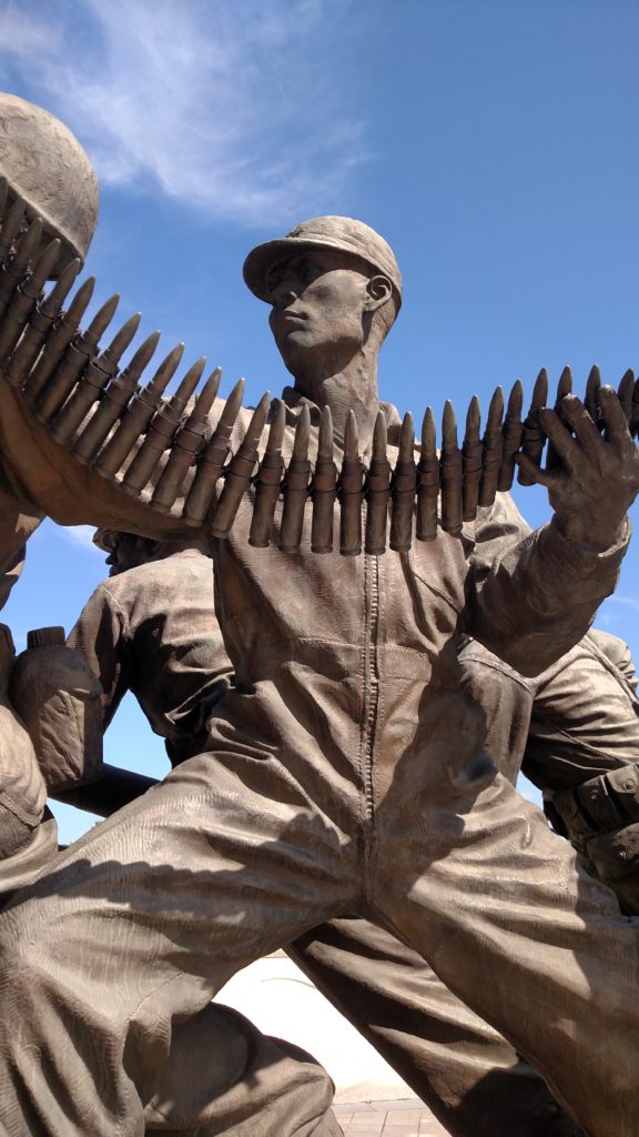 The War Memorial, to honor pop