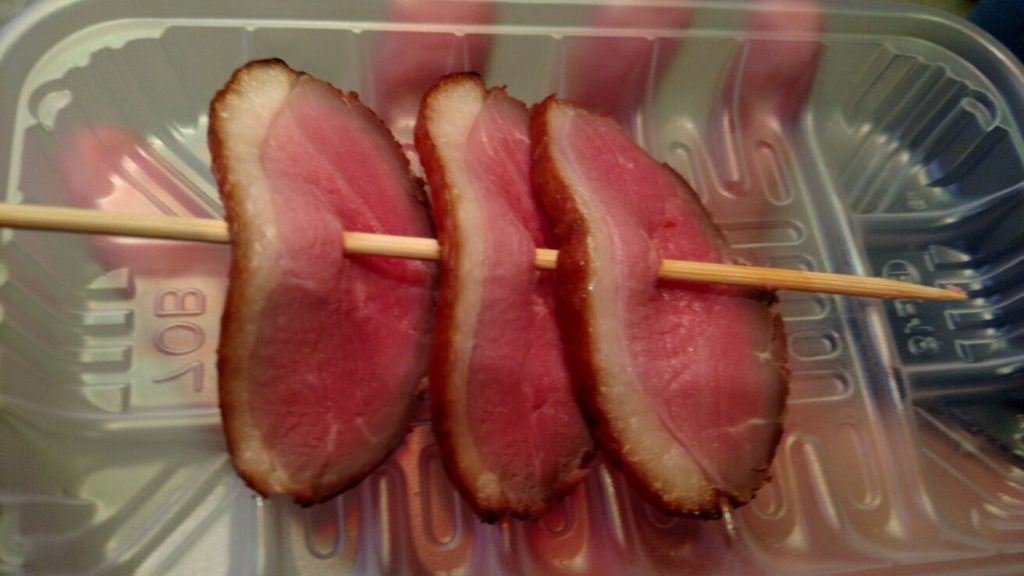 Smoked duck. Mouth melting!