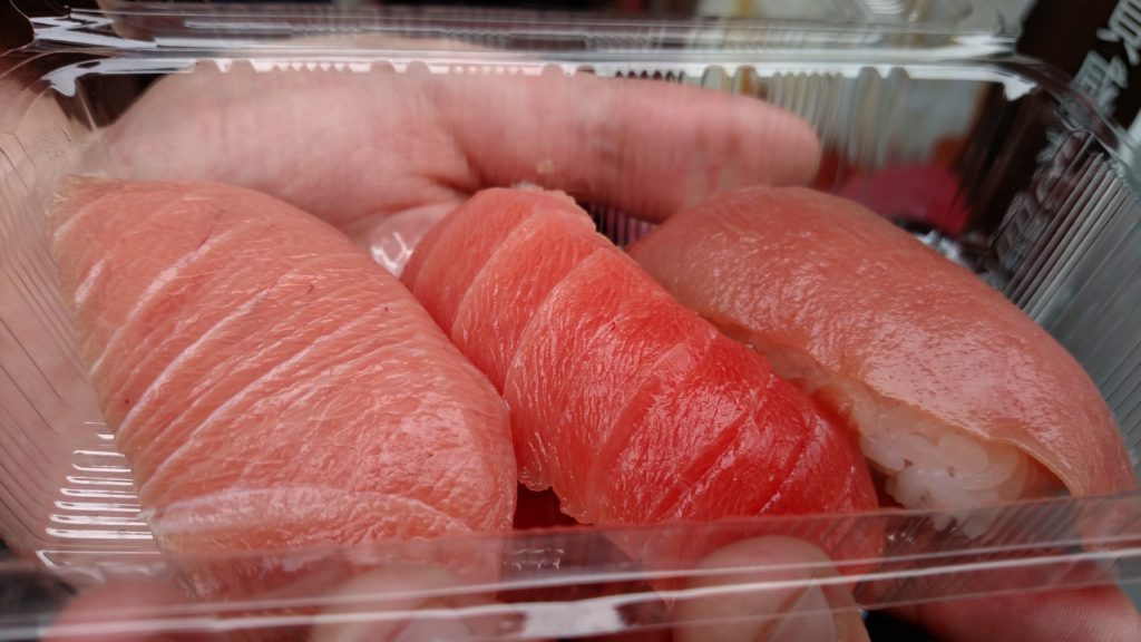 Tuna, from lean to fatty