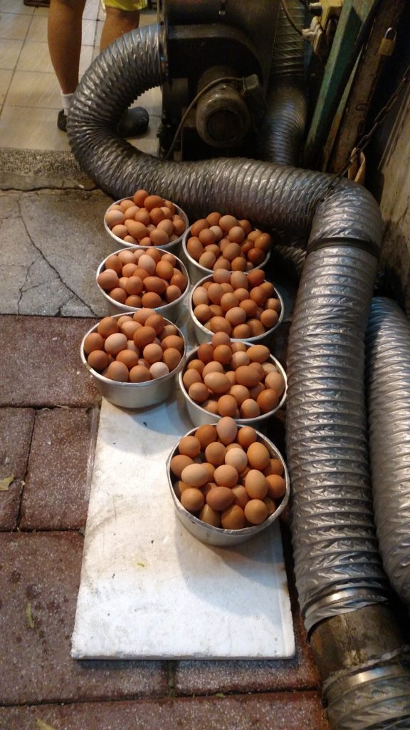 Eggs in the streets! 